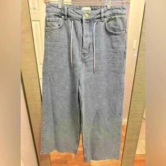 Ganni Re Cut Wide Leg Jeans - Picture 2 of 9